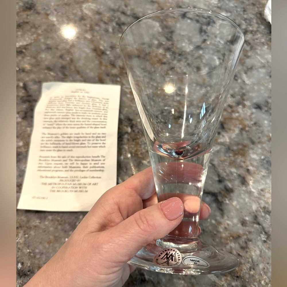 Set of 8 handmade goblets